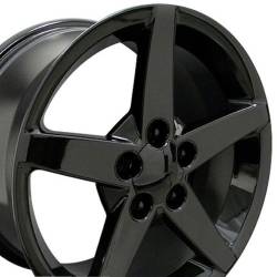 OE Wheels LLC - OE Wheels CV06A 18x9.5 5x4.75 58mm Black CV06A-18095-5475-58B - Image 3