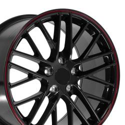 OE Wheels LLC - OE Wheels CV08B 19x10 5x4.75 79mm Black CV08B-19100-5475-79BR - Image 1