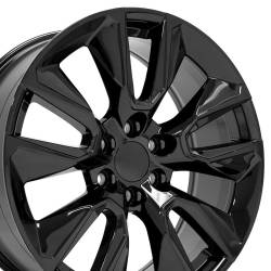 OE Wheels CV32 22x9 6x5.5 28mm Black CV32-22090-6550-28B