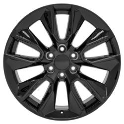 OE Wheels LLC - OE Wheels CV32 22x9 6x5.5 28mm Black CV32-22090-6550-28B - Image 2