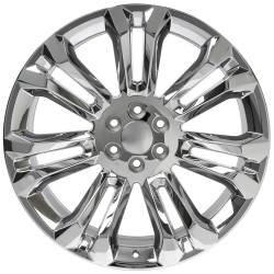 OE Wheels LLC - OE Wheels CV43B-24100-6550-24C CV43B 24x10 6x5.5 24mm Chrome - Image 2