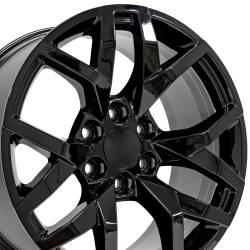 OE Wheels LLC - OE Wheels CV66 20x9 6x5.5 28mm Gloss Black CV66-20090-6550-28B - Image 1
