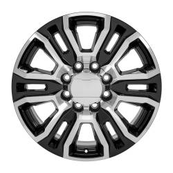 OE Wheels LLC - OE Wheels CV70B 20x8.5 8x180 47mm Black/Machined CV70B-20085-8180-47MB - Image 2