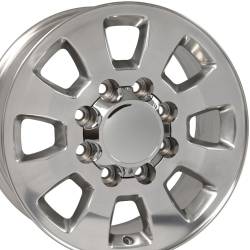 OE Wheels CV75A 18x8 8x6.5 12mm Polished CV75A-18080-8650-12P