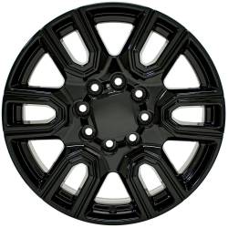 OE Wheels LLC - OE Wheels CV96B 20x8.5 8x180 47mm Gloss Black CV96B-20085-8180-47B - Image 2