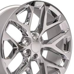 OE Wheels LLC - OE Wheels CV98B-22090-6550-24C CV98B 22x9 6x5.5 24mm Chrome - Image 1