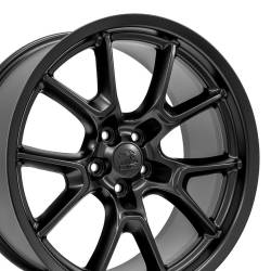 OE Wheels LLC - OE Wheels DG21 20x9 5x115 18mm Satin Black DG21-20090-5115-18B1 - Image 1