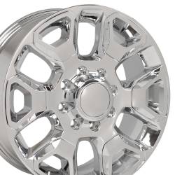 OE Wheels LLC - OE Wheels DG66 20x8 8x6.5 54.65mm Chrome DG66-20080-8165-54C-ic - Image 1