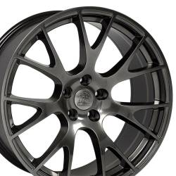 OE Wheels LLC - OE Wheels DG69 22x10 5x5.5 25mm Hyper Black DG69-22100-5550-25HB - Image 3