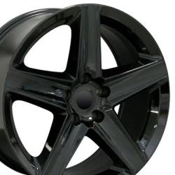 OE Wheels LLC - OE Wheels JP06 20x9 5x5.0 34.75mm Black JP06-20090-5500-34B - Image 3