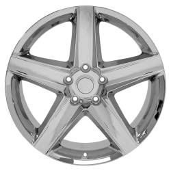 OE Wheels LLC - OE Wheels JP06 20x9 5x5.0 34.75mm Chrome JP06-20090-5500-34C - Image 2