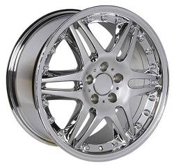 OE Wheels LLC - OE Wheels MB09 18x8.5 5x112 35mm Chrome MB09-18085-5112-35C - Image 2