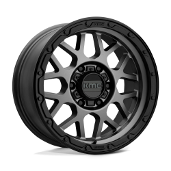 KMC - KMC Wheels KM535 GRENADE OFF-ROAD 17x9 6x135 -12mm Gray/Black KM53579063412N - Image 1