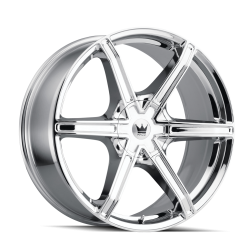Mazzi Wheels - Mazzi Wheels Stilts 24x9.5 5x115 5x120 18mm Chrome 371-24918C - Image 1