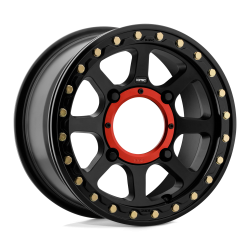 KMC Powersports - KMC Wheels KS234 ADDICT 2 BEADLOCK 14x7 4x137 38mm Satin Black KS23447048738 - Image 1