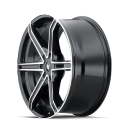 Mazzi - Mazzi Wheels 371-8814B 371 STILTS 18x8 5x4.25/4.5 35mm Black Gloss & Machined - Image 2