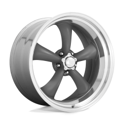 American Racing Vintage - American Racing VN215 CLASSIC TORQ THRUST II 15x7 5x4.75 -6mm Gray VN2155761 - Image 1