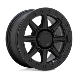 Black Rhino Hard Alloys UTV - Black Rhino Wheels WEBB UTV BEADLOCK 15x7 4x110 36mm Black 1570WBB364110M80 - Image 1