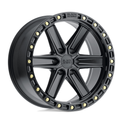 Black Rhino Hard Alloys - Black Rhino Wheels HENDERSON 20x9.5 6x5.5 -18mm Matte Black 2095HDS-86140B12 - Image 1