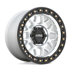 KMC - KMC Wheels KM54979080518 KM549 GRS 17x9 8x6.5 18mm Machined/Black - Image 1