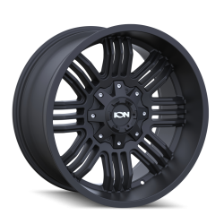 Ion Alloy 144 Series 17x9 6x135/5.5 -12mm Matte Black 144-7937MB
