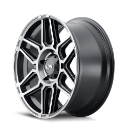 Ion Alloy - Ion Alloy 146 Series 20x10 6x5.5 -19mm Matte Black Machined/Tint 146-2183TM19 - Image 2