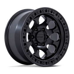 KMC - KMC Wheels KM550 RIOT SBL 17x8.5 5x5.0 10mm Satin Black KM550MX17855010 - Image 1