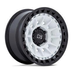 Black Rhino Hard Alloys - Black Rhino Wheels BARRAGE 17x8.5 5x5.0 -10mm Black/White BR009WM17855010N - Image 1