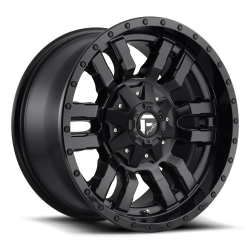 Fuel 1PC - Fuel Off Road D5961880D259 D596 Sledge 18x8 6x4.5/120 35mm Matte Black/Black - Image 1