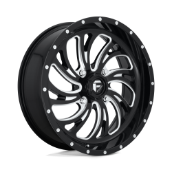 Fuel UTV - Fuel Off Road D641 KOMPRESSOR 22x7 4x137 13mm Gloss Black/Milled D6412270A644 - Image 1