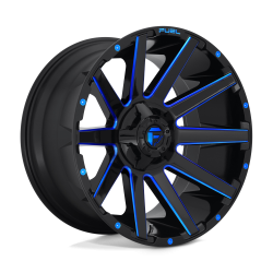 Fuel 1PC - Fuel Off Road D64422209846 D644 CONTRA 22x12 6x135/5.5 -43mm Black/Blue Tint - Image 1