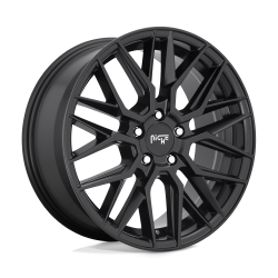 Niche 1PC - Niche Wheels M190 GAMMA 18x8 5x112 42mm Matte Black M1901880F8+42 - Image 1