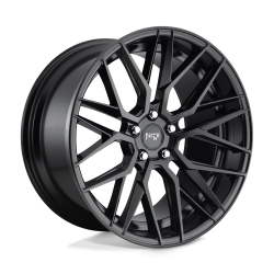 Niche 1PC - Niche Wheels M190 GAMMA 19x8.5 5x112 42mm Matte Black M1901985F8+42 - Image 1