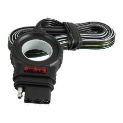 Husky Towing - Husky Towing 33063 Connector Extension 4 Flat 48" Easy-Pull w/LED Test - Image 1