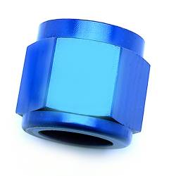 SpeedFx - SpeedFX 560618 Tube End Fitting Nut -6AN Blue Anodized Aluminum - Image 1