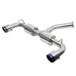 Injen - Injen SES1343ABTT Stainless Steel Axle-Back Exhaust System w/Burnt Titanium Tips - Image 1