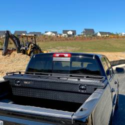 CamLocker - CamLocker S71RL 71" Crossover Truck Tool Box w/Rail Polished Aluminum - Image 2