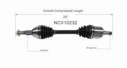 GSP - GSP NCV10232 Front Right CV Axle Assembly for Select GM Cars - Image 6