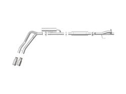 aFe Power - aFe Power 49-43117-P Exhaust System Ford Crew Cab Pickup 6.2 Bed Length 81.9" - Image 4