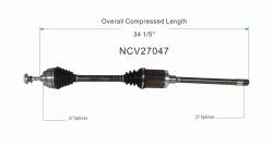 GSP - GSP NCV27047 BMW Front Right CV Axle Assembly - Image 6
