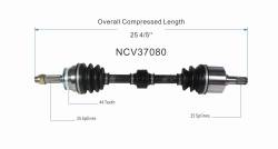 GSP - GSP NCV37080 Front Left CV Axle Assembly for Hyundai - Image 6