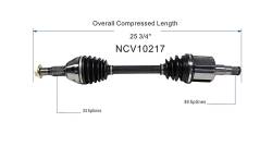 GSP - GSP NCV10217 Buick/Chevy/Pontiac 5.3 Front Right CV Axle Assembly - Image 6