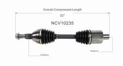 GSP - GSP NCV10235 CV Axle Assembly for Select GM Cars - Image 6
