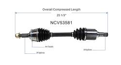 GSP - GSPNCV53581 Front Left CV Axle Assembly for Nissan 2.5 3.5 - Image 6