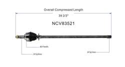 GSP - GSP NCV83521 Front Right CV Axle Assembly for 96-02 Land Rover Range Rover - Image 6