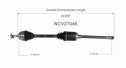 GSP - GSP NCV27046 BMW Front Right CV Axle Assembly - Image 6