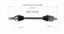 GSP - GSP NCV10146 14-19 Chevrolet Corvette Rear CV Axle Assembly - Image 6