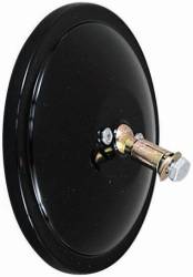 Peterson - Peterson 605 Flat Black 5" Round Mirror w/Adjustable Ball Stud Univ. Mounting - Image 1