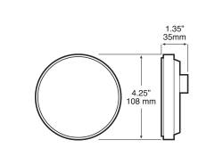 Peterson - Peterson 417C-P Great White 4" Round LED Back-Up Light 9-32V Grommet Mount - Image 2