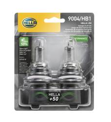 Hella - HELLA 9004P50TB +50 Performance Turn Signal 65/45W Light Bulb 12V - Image 2
